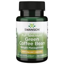 Suplemento Herbal Swanson de Grano de Café Verde de Espectro Completo 400 mg