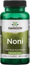 Suplemento Herbal Swanson Noni 500mg 60 Cápsulas