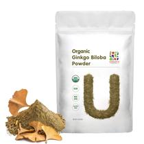 Suplemento Herbal UNLEASH'D ORGANIC Pó Orgânico de Ginkgo Biloba