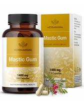 Suplemento HERBAMAMA Mastic Gum 1400mg 100 cápsulas veganas
