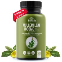 Suplemento HerbaMe Mullein Leaf 1000 mg 120 cápsulas