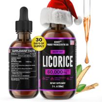Suplemento HERBIFY: extrato de raiz de alcaçuz, 60 ml para alívio do estômago