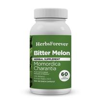 Suplemento HerbsForever Bitter Melon 60 cápsulas vegetais 800 mg Suplemento HerbsForever Bitter Melon 60 cápsulas vegetais 800 mg