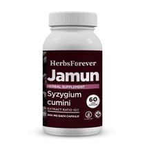 Suplemento Herbsforever Jamun em cápsulas Eugenia Jambolana 60 Suplemento Herbsforever Jamun em cápsulas Eugenia Jambolana 60