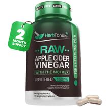 Suplemento Herbtonics Vinagre de maçã 1500mg 120 cápsulas Suplemento Herbtonics Vinagre de maçã 1500mg 120 cápsulas