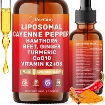 Suplemento HevChay Lipossomal Pimenta Caiena Gotas 60mL Suplemento HevChay Lipossomal Pimenta Caiena Gotas 60mL