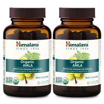 Suplemento Himalaya Organic Amla 600mg, 60 cápsulas, pacote com 2