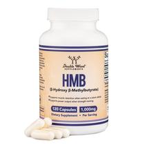 Suplemento HMB Suplementos de madeira dupla 120 cápsulas 1000 mg