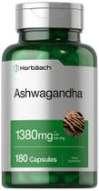 Suplemento Horbaach Ashwagandha - 180 Cápsulas de 1380mg Suplemento Horbaach Ashwagandha - 180 Cápsulas de 1380mg