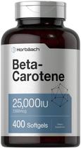 Suplemento Horbäach Beta Caroteno 25000 UI - 400 Cápsulas Gelatinosas Suplemento Horbäach Beta Caroteno 25000 UI - 400 Cápsulas Gelatinosas