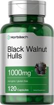 Suplemento Horbaach Black Walnut Hulls 1000mg 120 cápsulas