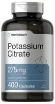Suplemento Horbäach Citrato de Potássio - 400 Cápsulas de 275mg Suplemento Horbäach Citrato de Potássio - 400 Cápsulas de 275mg