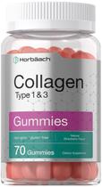 Suplemento Horbaach Collagen Gummies 70 com sabor de morango Suplemento Horbaach Collagen Gummies 70 com sabor de morango