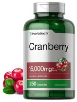 Suplemento Horbäach Cranberry Pílulas + Vitamina C 15.000 mg 250 cápsulas