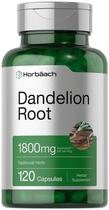 Suplemento Horbäach Dandelion Root 1800mg 120 cápsulas