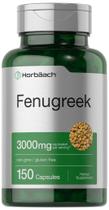 Suplemento Horbäach de Feno-Grego - 3000mg - 150 Cápsulas Suplemento Horbäach de Feno-Grego - 3000mg - 150 Cápsulas