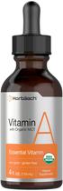 Suplemento Horbäach de vitamina A líquido 120 mL com óleo MCT orgânico