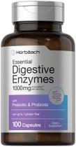 Suplemento Horbäach Essential Digestive Enzymes 100 cápsulas