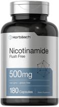 Suplemento Horbaach Flush Free Nicotinamida 500mg - 180 Cápsulas Suplemento Horbaach Flush Free Nicotinamida 500mg - 180 Cápsulas