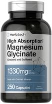 Suplemento Horbäach Glicinato de Magnésio Tamponado - 1330mg - 250 Cápsulas Suplemento Horbäach Glicinato de Magnésio Tamponado - 1330mg - 250 Cápsulas