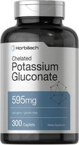 Suplemento Horbäach Gluconato de potássio quelatado 595 mg 300 ct Suplemento Horbäach Gluconato de potássio quelatado 595 mg 300 ct