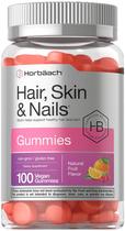 Suplemento Horbaach Hair Skin and Nails Gummies 100 unidades