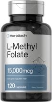 Suplemento Horbaach L Metilfolato 15mg 120 cápsulas