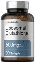 Suplemento Horbäach Lipossomal Glutationa 500mg 90 Cápsulas Gelatinosas