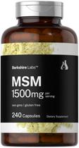 Suplemento Horbäach MSM em cápsulas de 1500 mg 240 unidades