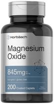 Suplemento Horbäach Óxido de Magnésio 845mg 200 Cápsulas Suplemento Horbäach Óxido de Magnésio 845mg 200 Cápsulas