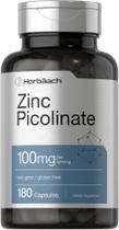 Suplemento Horbäach Picolinato de Zinco 100mg 180 cápsulas