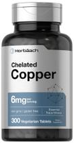 Suplemento Horbäach Quelated Copper 6mg 300 comprimidos