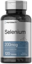 Suplemento Horbäach Selenium 200mcg 120 comprimidos não transgênicos