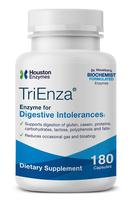 Suplemento Houston Enzymes TriEnza - 180 Cápsulas (90 Doses)
