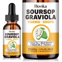 Suplemento Hovika Graviola em Gotas - 60ml com 1500mg