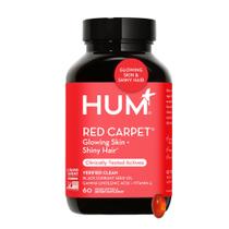 Suplemento HUM Red Carpet - Skin & Hair com Óleo de Semente de Groselha Preta