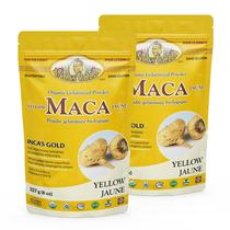 Suplemento Inca's Gold Organic Yellow Raiz Gelatinizada em Pó 454g (pacote com 2)