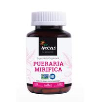 Suplemento Incas Organic Pueraria Mirifica 500mg de extrato de raiz Suplemento Incas Organic Pueraria Mirifica 500mg de extrato de raiz