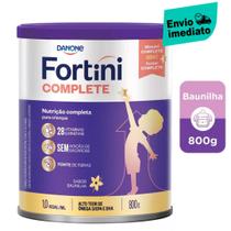 Suplemento Infantil Em Pó Danone- Fortini Complete -800g - Baunilha