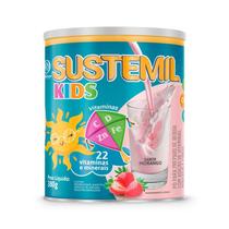 Suplemento Infantil Sustemil Kids Morango 380g Nutrição Completa para Crianças 30 Menos Açúcar