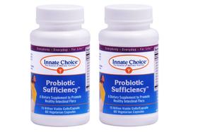 Suplemento Innate Choice Probiotic Sufficiency, pacote com 2 unidades