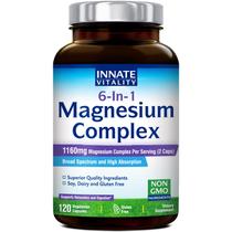 Suplemento Innate Vitality Magnesium Complex 6 em 1 120 cápsulas
