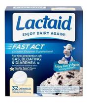 Suplemento Intolerância Lactose Lactaid Fast 32cp Mastigável Suplemento Intolerância Lactose Lactaid Fast 32cp Mastigável