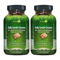 Suplemento Irwin Naturals Daily Gentle Cleanse (60 cápsulas gelatinosas x2) Suplemento Irwin Naturals Daily Gentle Cleanse (60 cápsulas gelatinosas x2)