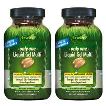 Suplemento Irwin Naturals Only One Liquid-Gel Multi 60x2 Suplemento Irwin Naturals Only One Liquid-Gel Multi 60x2