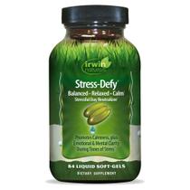 Suplemento Irwin Naturals Stress-Defy 84 cápsulas gelatinosas líquidas Suplemento Irwin Naturals Stress-Defy 84 cápsulas gelatinosas líquidas