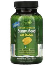 Suplemento Irwin Naturals Sunny Mood Mood Stress Support 75 cápsulas gelatinosas