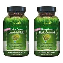 Suplemento Irwin Naturals Women's Living Green Liquid Gel Multi Suplemento Irwin Naturals Women's Living Green Liquid Gel Multi