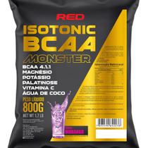 Suplemento Isotonic BCAA Monster Red Series Sabor Morango 800g