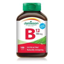Suplemento Jamieson B12 100mcg Metilcobalamina 100 comprimidos